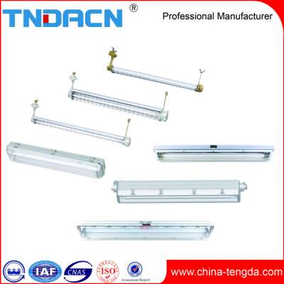 Explosion proof lighting fixture fluorescent light fixture